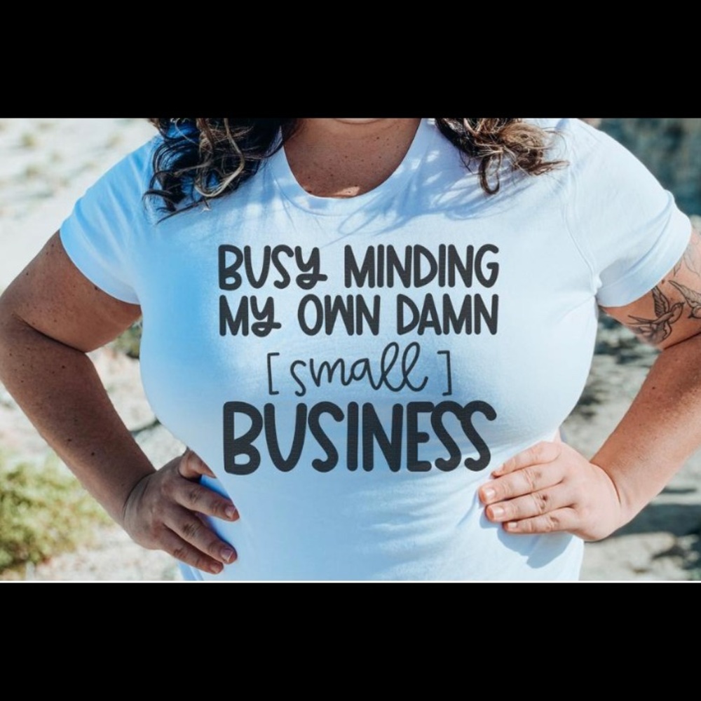 Busy Minding Tee
